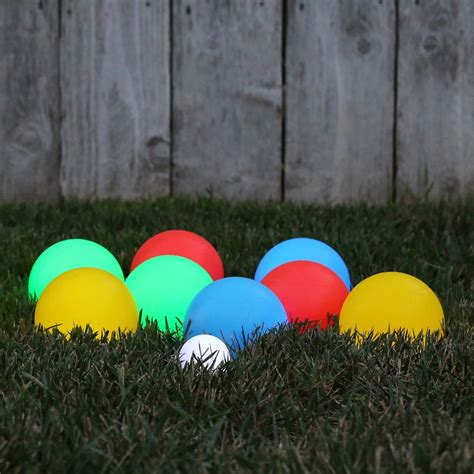 glow bocce ball set